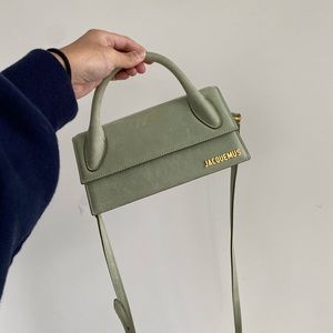 Jacquemus Le Chiquito Long - Sage Green - Suede